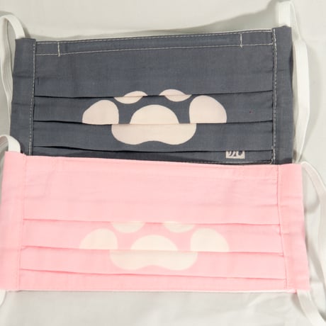マスク あしあと PLEATED MASK PAW PAD