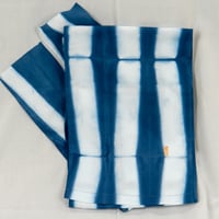 割褌 藍絞染 竹縞  WARI INDIGO TIE-DYE BAMBOO STRIPE