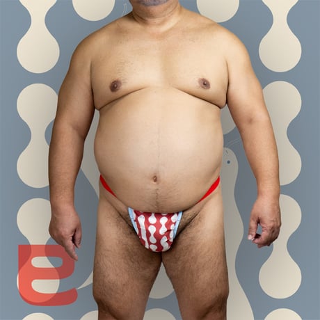 蛇腹黒猫褌 "巳年"　Pleats Kuroneko Fundoshi Japanese Zodiac "Snake"