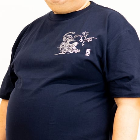 T-shirts『白虎』箔プリント Tiger foil print
