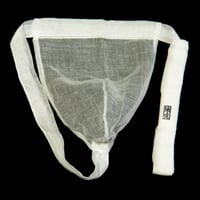 黒猫褌 ガーゼ 無地 白　Kuroneko Gauze Plain White