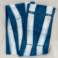 練虎褌 藍絞染 竹縞  NERITRA INDIGO TIE-DYE BAMBOO STRIPE