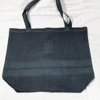 お買い物袋 二引両 黒 SHOPPING BAG DOUBLE LINE BLACK