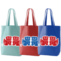 キャンバストート 狛犬 中　CANVAS TOTE BAG "KOMAINU" M