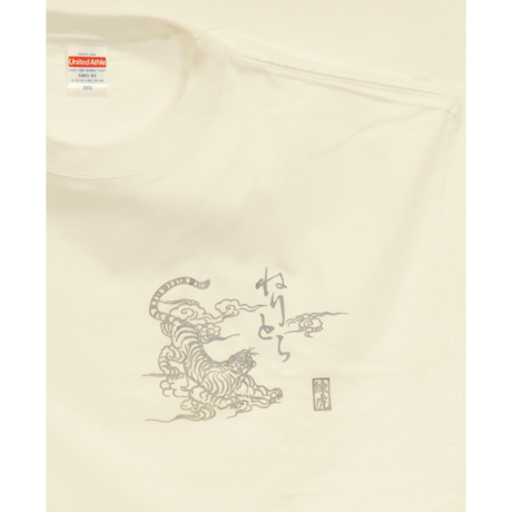 T-shirts『白虎』箔プリント Tiger foil print