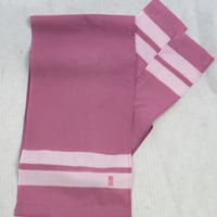 割褌 絞染 二引両 紅梅　WARI  TIE-DYE DOUBLE-LINE PLUM RED
