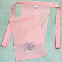 越中褌 墨色捺染虎印 鴇色   ETTYU MARK of TIGER  PINK/INK BLACK