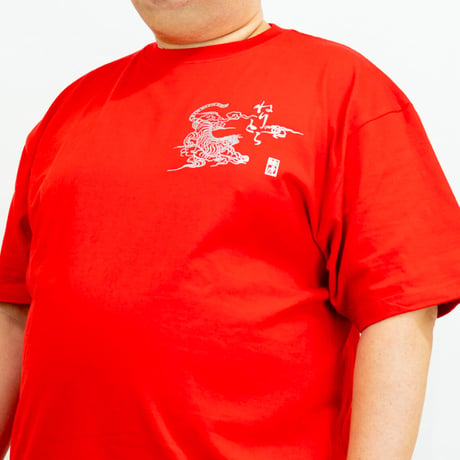 T-shirts『白虎』箔プリント Tiger foil print