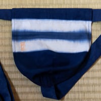 黒猫褌 藍絞染 二引両  KURONEKO INDIGO TIE-DYE DOUBLE-LINE