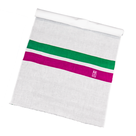 [受注生産]手拭い 二引両 二色捺染  Japanese Towel 2LINES BICOLOR printed