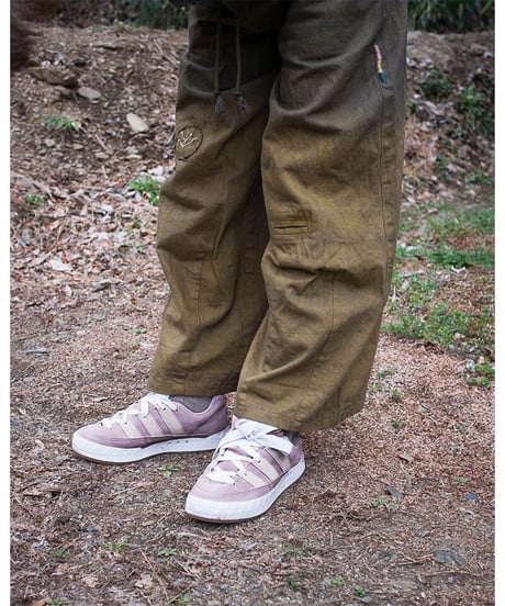 草木染め POT PANTS  黄 "Ssize"