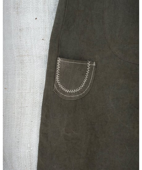 Vegetable-Dyed Overall : Bayberry