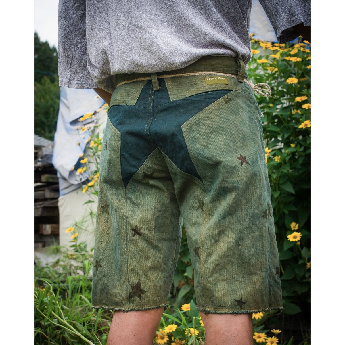 Star Half Pants (Green) | botanicgreen