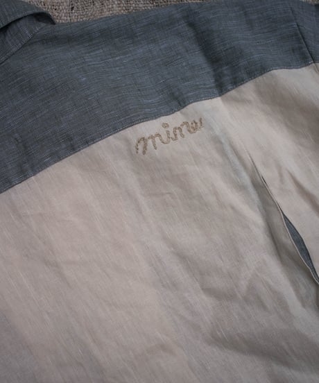 Bowling Shirt M size (Yellow)