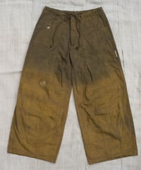 草木染め POT PANTS  黄 "Lsize"