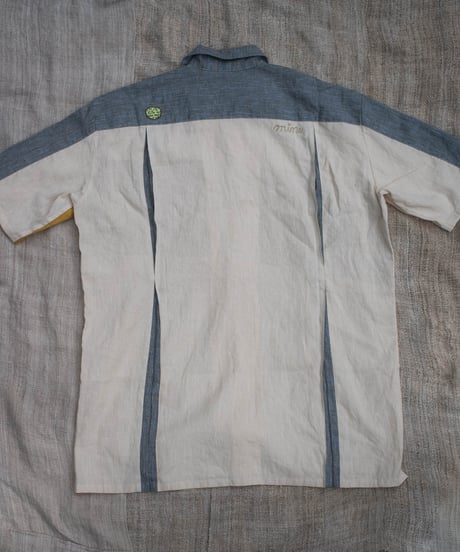 Bowling Shirt M size (Yellow)