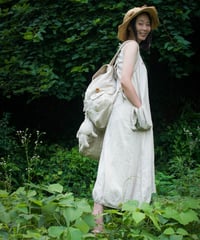 Open back dress (Natural)