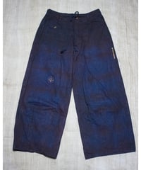 草木染め POT PANTS  茄紺 "Msize"   Vegetable-dyed POT PANTS, eggplant blue "Msize"