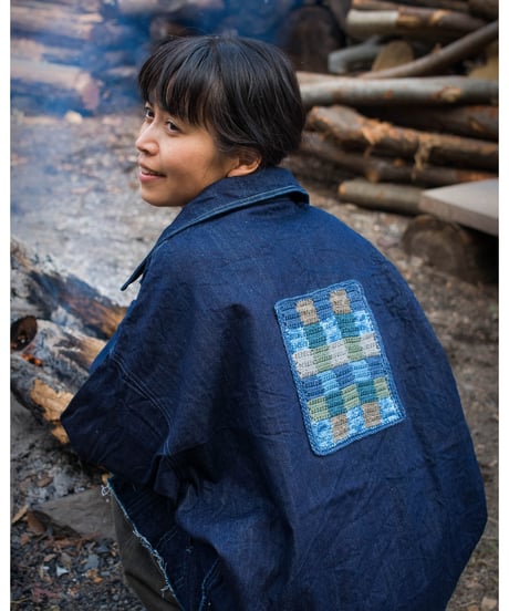 Denim Jacket 5 - checkered pattern 1 (M)