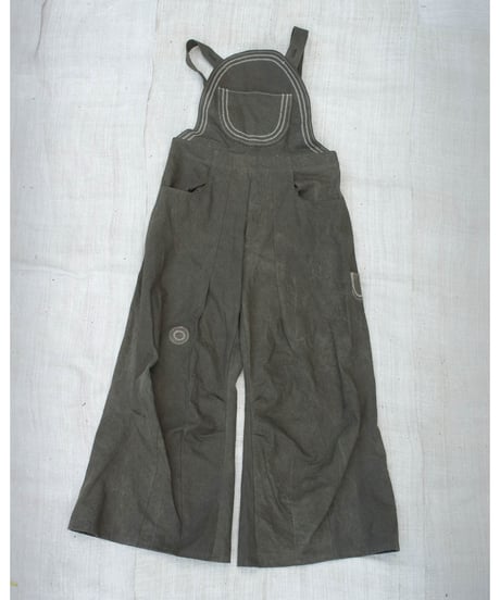Vegetable-Dyed Overall : Bayberry