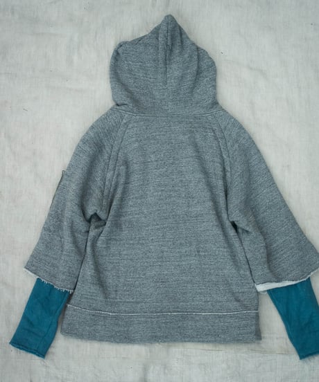 Rainbow hoodie Blue S . M