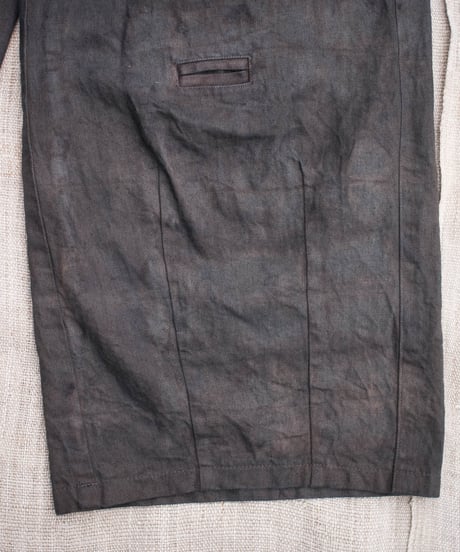 草木染め POT PANTS  灰青 "Ssize"