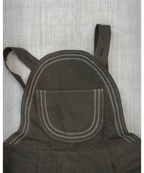 Vegetable-Dyed Overall : Bayberry