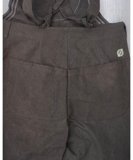Vegetable-Dyed Overall : Bayberry