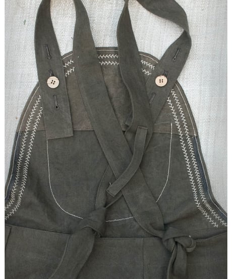 Vegetable-Dyed Overall : Bayberry