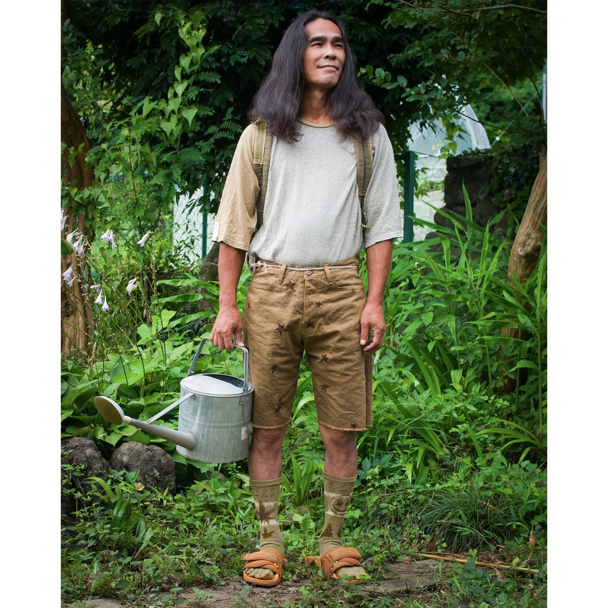 Star Half Pants (Green) | botanicgreen
