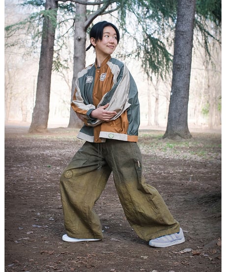 草木染め POT PANTS  黄 "Ssize"