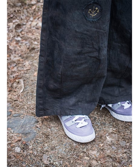 草木染め POT PANTS  灰青 "Ssize"