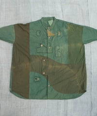 牧歌的Shirt (藍×ヤマモモ)