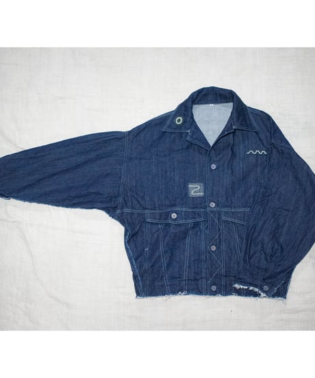 Denim Jacket 5 - checkered pattern 1 (S)