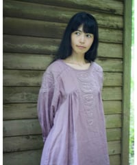 ニコちゃんGather Dress (Purple)