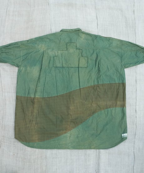 牧歌的Shirt (藍×ヤマモモ)