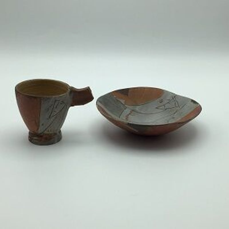 駒澤 博司　　陶板 駒澤博司作 デミタスC/S a | 暮らしの器 かかや