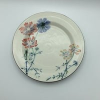 島田恭子作 桜紋足付皿 | 暮らしの器 かかや