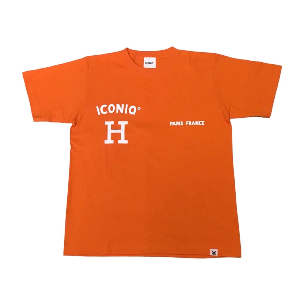 ICONIQ】H◯RMESモチーフ Tシャツ オレンジ | TRANSITION MEMEN ICONIQ】H◯RMESモチーフ Tシャツ オレンジ | TRANSITION MEMEN