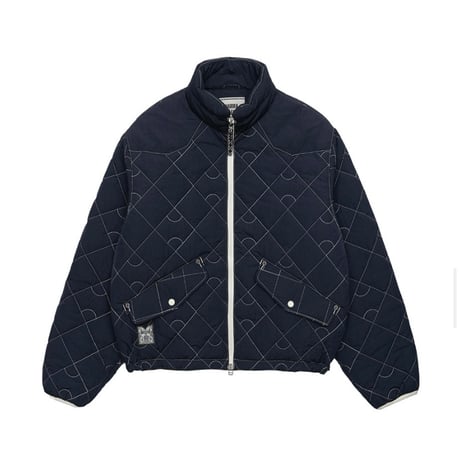 『MURRA AER 』  halogen quilted short blouson (Navy)