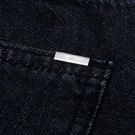 『BLACKBLOND』  スチールブルータルショートデニムパンツ (Black)