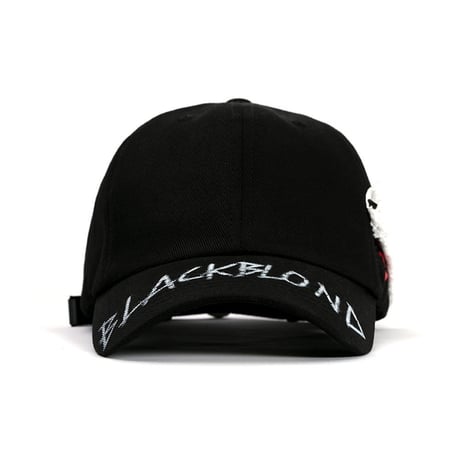 『BLACKBLOND』 サイドパッチグラフィティロゴキャップ (Black)