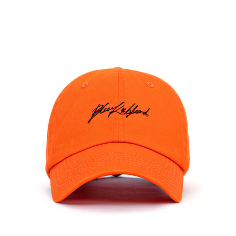 『BLACKBLOND』  スクリプトロゴキャップ (Orange)