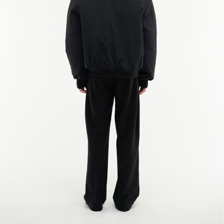 『HIFIFNK』  alden wool trousers pants (Black)