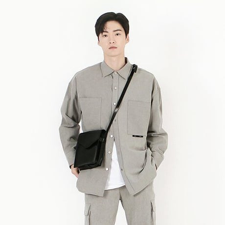 『 BY:L 』    ピグメントオーバーシャツジャケット (Grey)