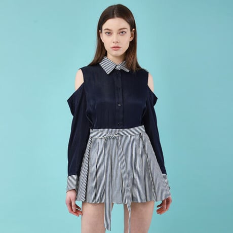 『Wunder Geist』 　テニススカートワンピース (Navy)