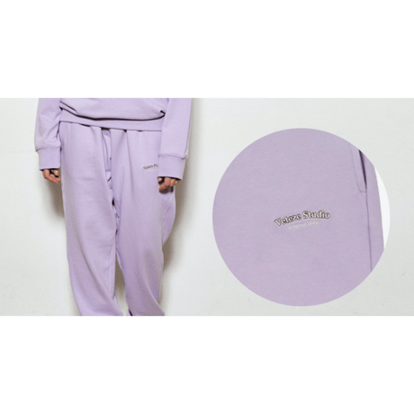 『VETEZE』 　スタジオスウェットパンツ (Lavender)