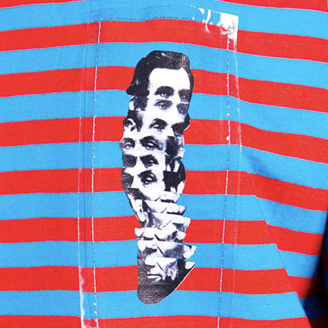 Swallowtale PVC Red/Sky blue Stripe long sleeved T-shirts