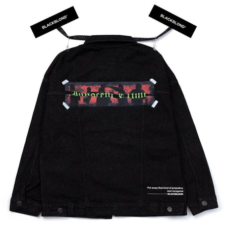 『BLACKBLOND』 イノセントデニムジャケット (Black)