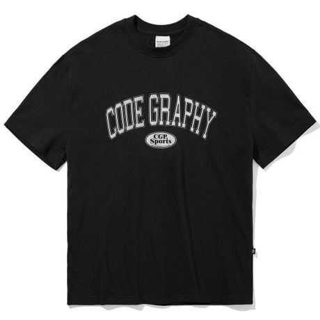『Code:graphy』 　ellips archlogo t-shirt (Black)
